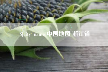项城中国地图 浙江省