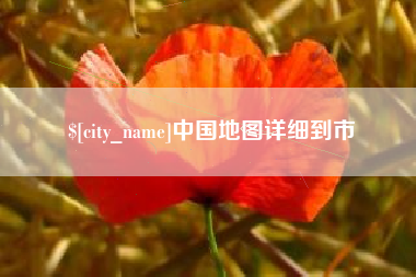 项城中国地图详细到市
