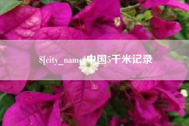 项城中国5千米记录