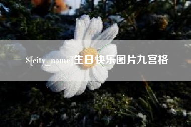 项城生日快乐图片九宫格