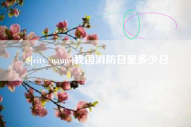 项城我国消防日是多少日