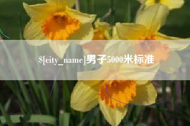 项城男子5000米标准
