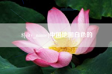 项城中国地图白色的