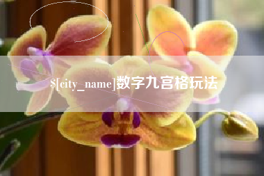 项城数字九宫格玩法