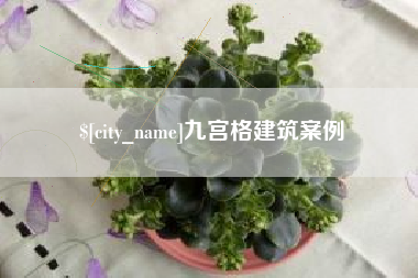 项城九宫格建筑案例