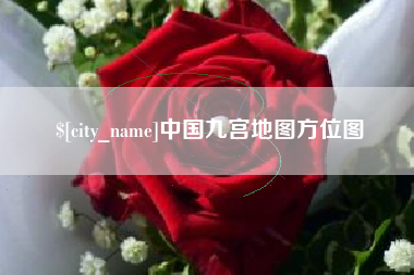 项城中国九宫地图方位图