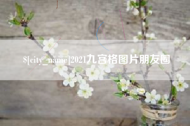 项城2021九宫格图片朋友圈