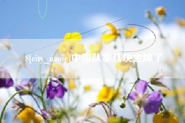 项城中国队拿几块金牌了