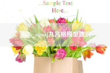 项城九宫格模型建筑