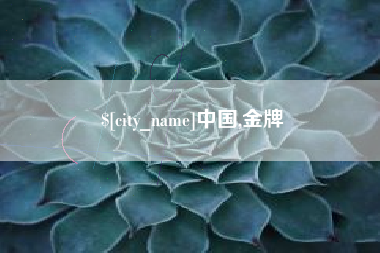 项城中国,金牌