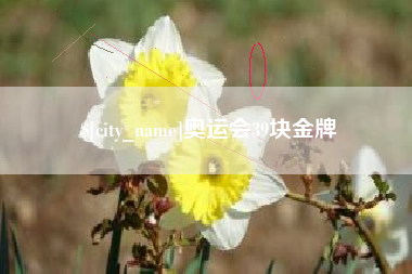 项城奥运会39块金牌