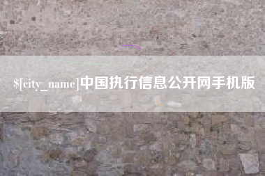 项城中国执行信息公开网手机版