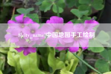 项城中国地图手工绘制