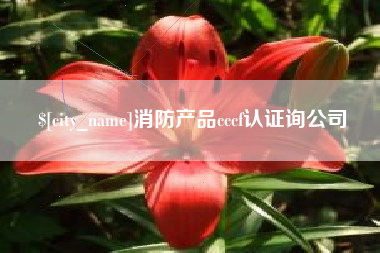 项城消防产品cccf认证询公司