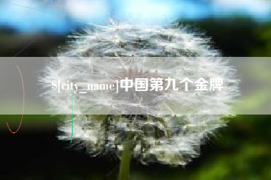 项城中国第九个金牌