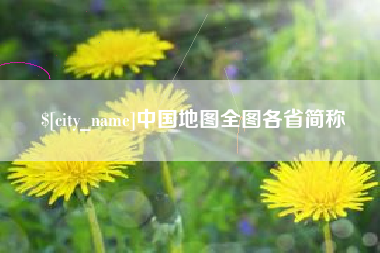 项城中国地图全图各省简称