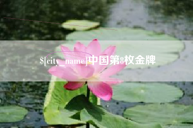 项城中国第8枚金牌