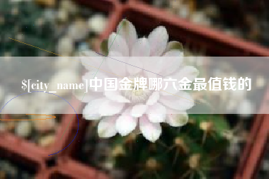 项城中国金牌哪六金最值钱的