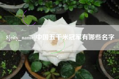 项城中国五千米冠军有哪些名字